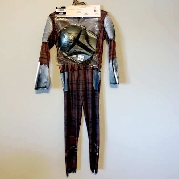 NWT STAR WARS The Mandalorian Halloween Costume Cosplay Child Large (12-14) New - Picture 3 of 8